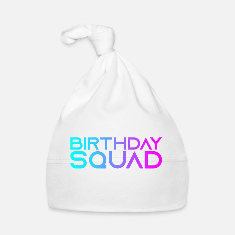 Birthday Squad Baby Bio-Mütze