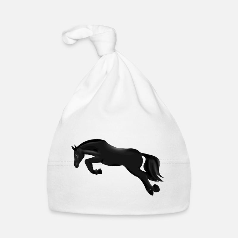 Springpferd Baby Bio-Mütze
