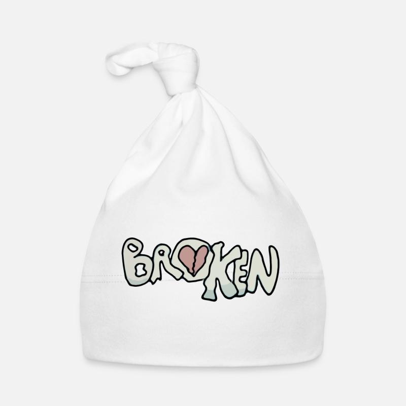 Broken Heart Organic Baby Cap
