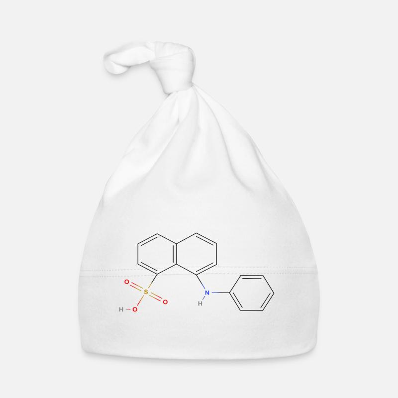 Molécule de lipase - Formule structurale colorée Bonnet bio Bébé