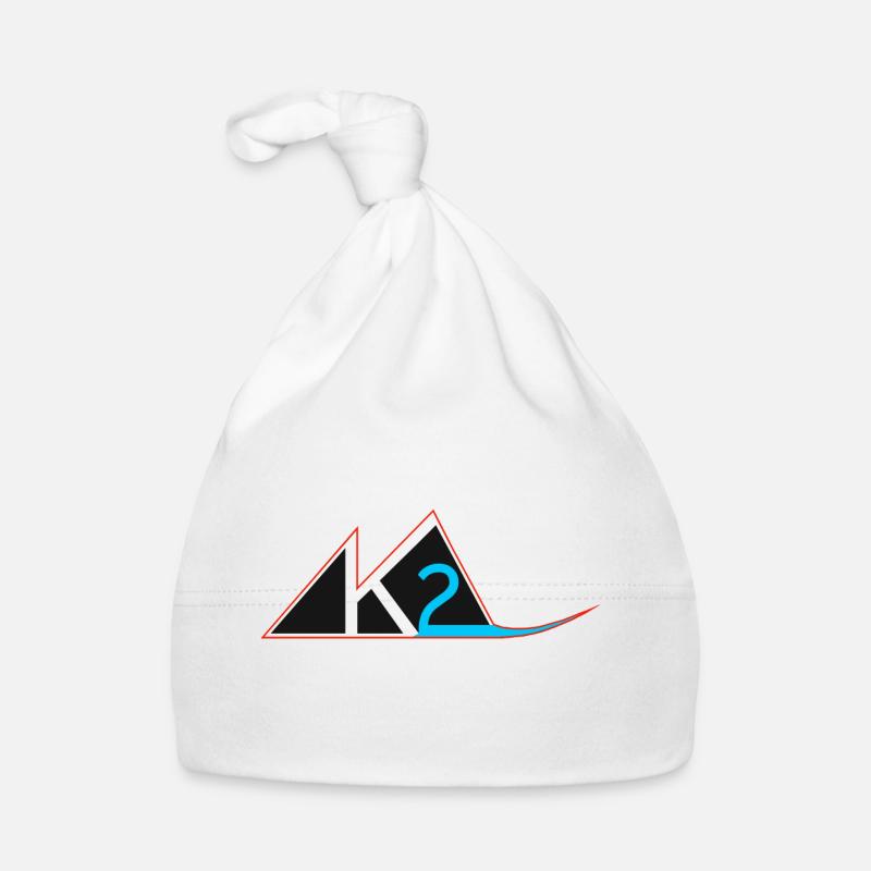 Montagne K2 - Bonnet bio Bébé - blanc