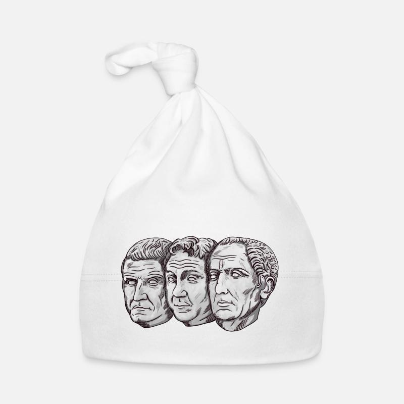 Triumvirat Cäsar Pompeius Crassus Baby Bio-Mütze