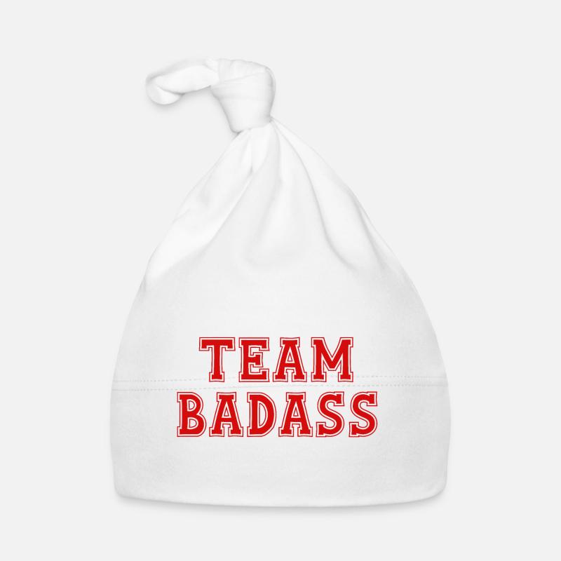 TEAM BADASS Baby Bio-Mütze
