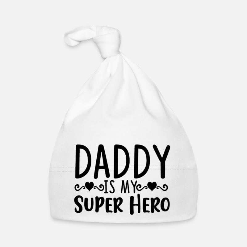 Daddy ist mein Superheld Baby Bio-Mütze