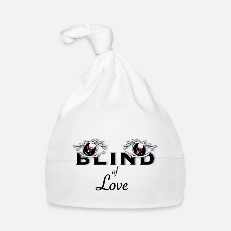 Blind von - Baby Bio-Mütze - Weiß