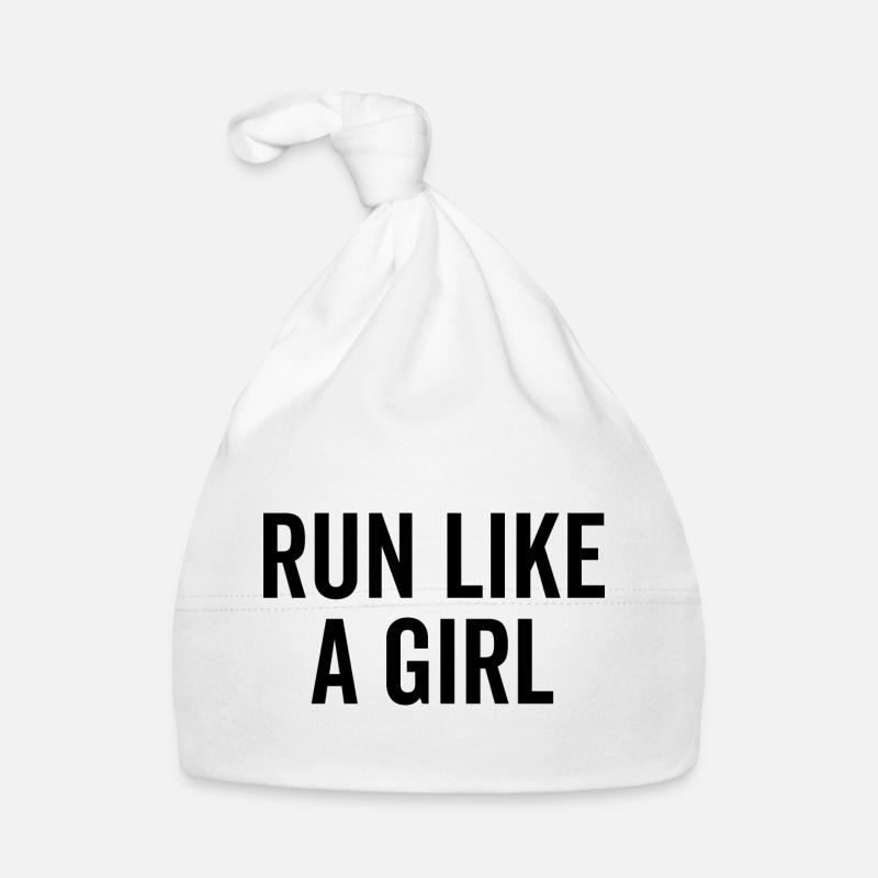 Courez comme une fille Bonnet bio Bébé