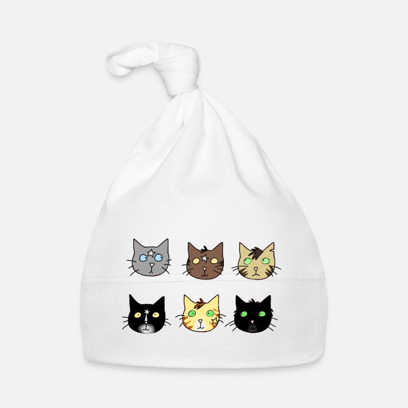 cats, chats, comme Warrior Bonnet bio Bébé