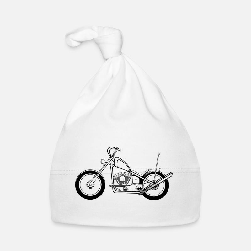 Chopper Motorrad Baby Bio-Mütze