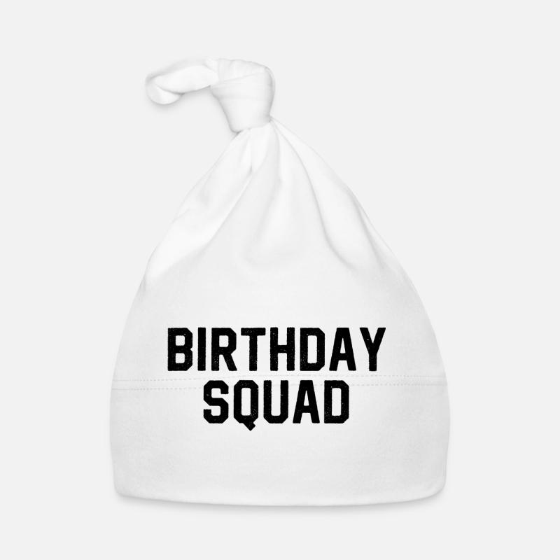 Birthday Squad Organic Baby Cap