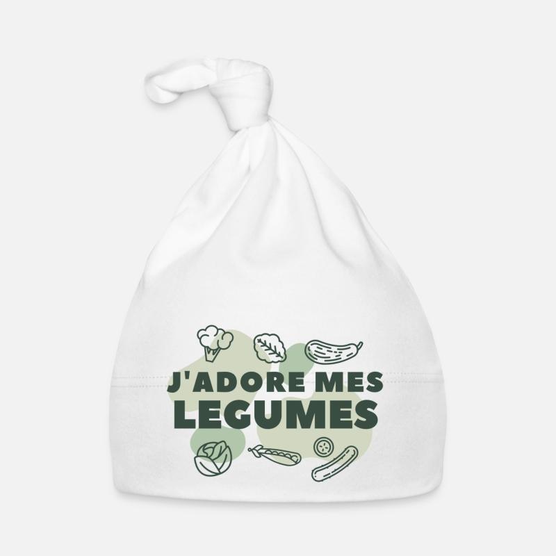 J'adore mes légumes Bonnet bio Bébé