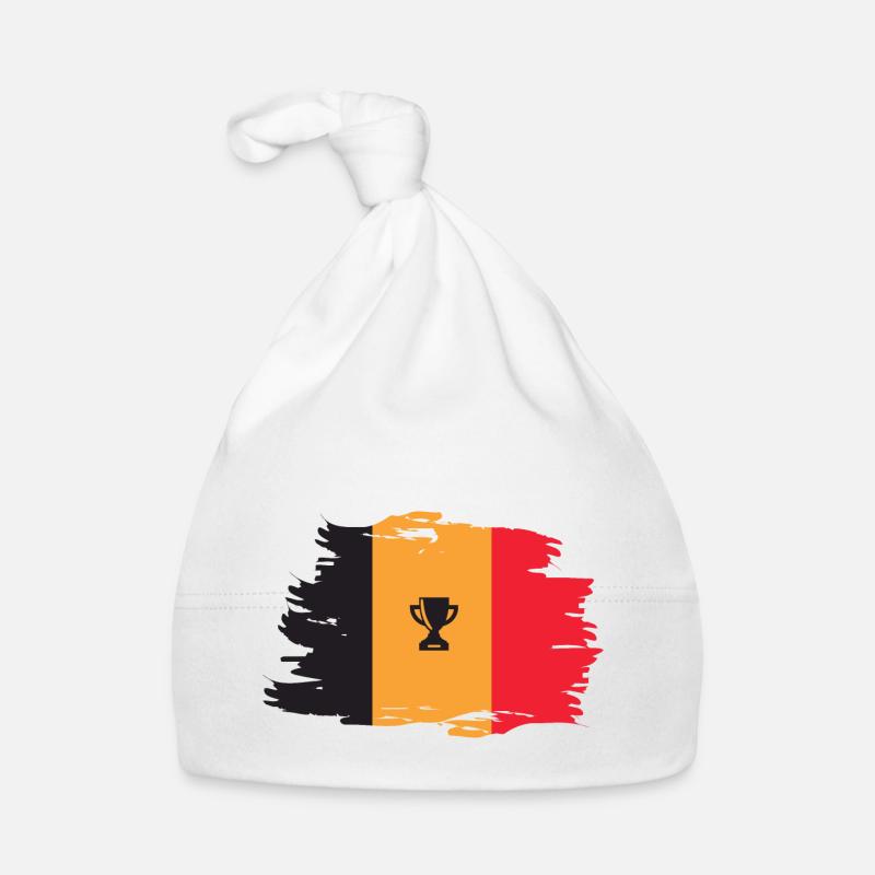 België voetbal /Rode Duivels/ WK/ EK/red devils Organic Baby Cap