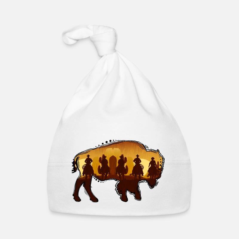 Bison / Buffle Bonnet bio Bébé