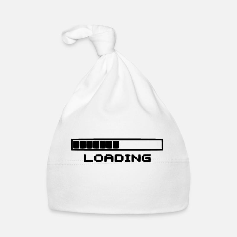 Loading bar black Organic Baby Cap