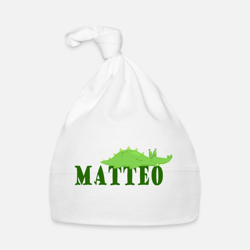 Matteo - Organic Baby Cap - white