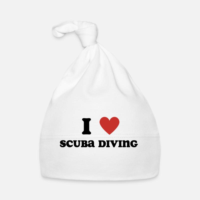 Ich liebe Tauchen Baby Bio-Mütze