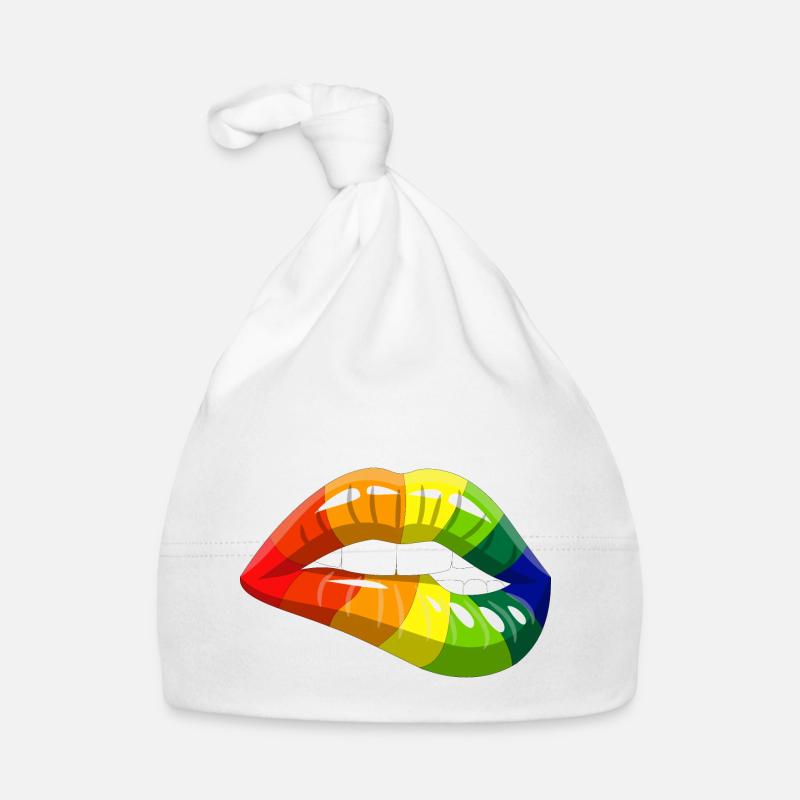 Pride Lips Baby Bio-Mütze