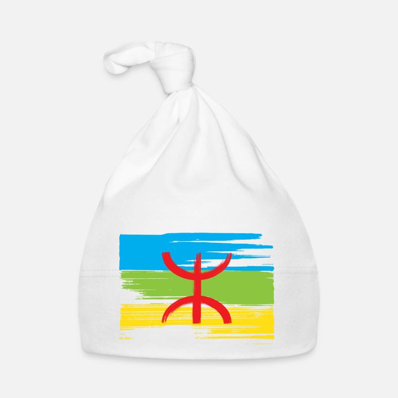 Amazigh Flagge (Amazigh inside) Baby Bio-Mütze
