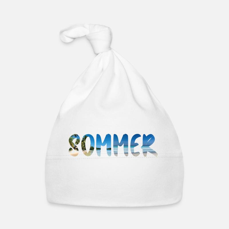 Design d’été Bonnet bio Bébé