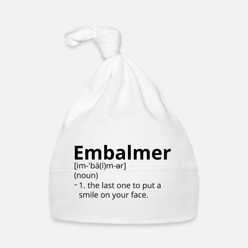 Embalmer Definition Description Organic Baby Cap