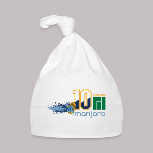 Manjaro 10 years splash colors - Organic Baby Cap
