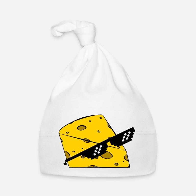 Cheese is boss Organic Baby Cap