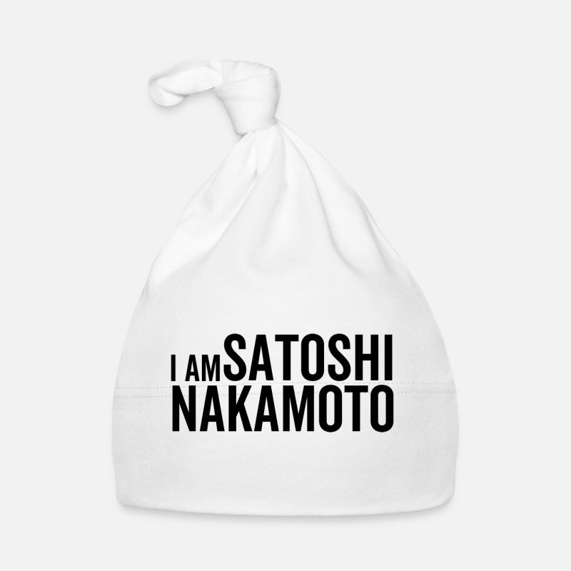 Je suis Satoshi Nakamoto - Bonnet bio Bébé - blanc