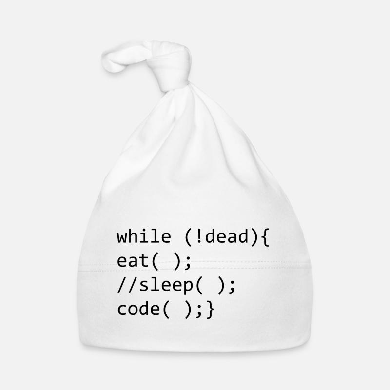 Alors que Dead Eat Sleep Code 3 Bonnet bio Bébé