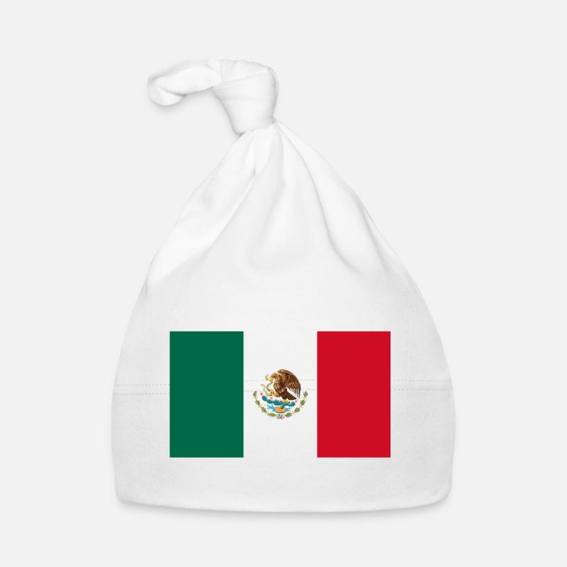 Mexique - Bonnet bio Bébé - blanc