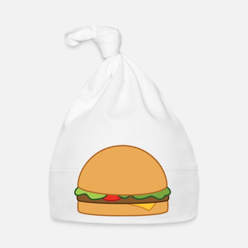 hamburger Organic Baby Cap