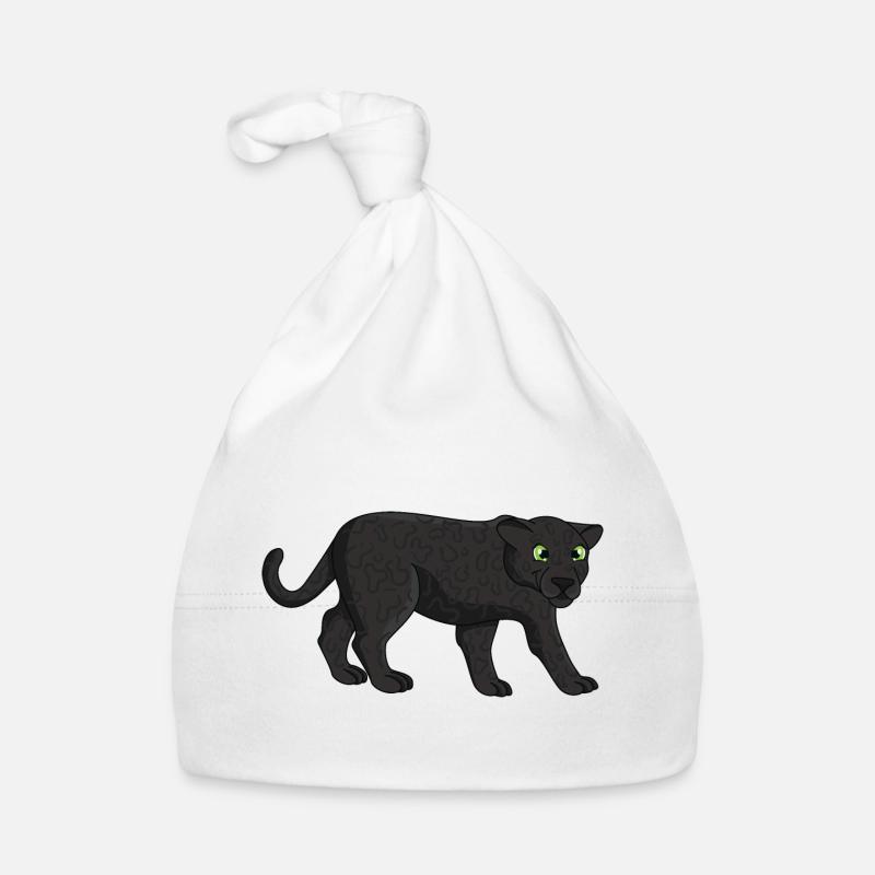 Panther - Baby Bio-Mütze - Weiß