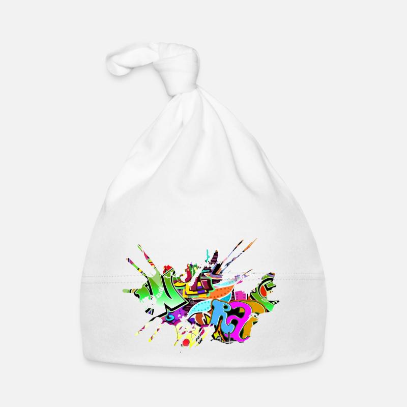 Graffiti Organic Baby Cap