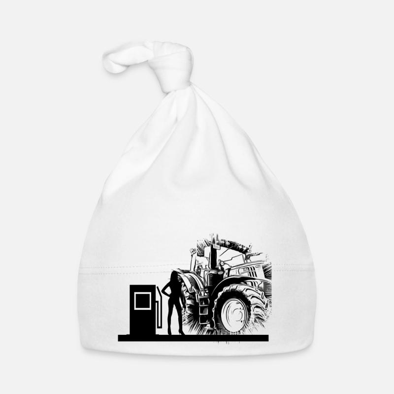 Traktor Baby Bio-Mütze