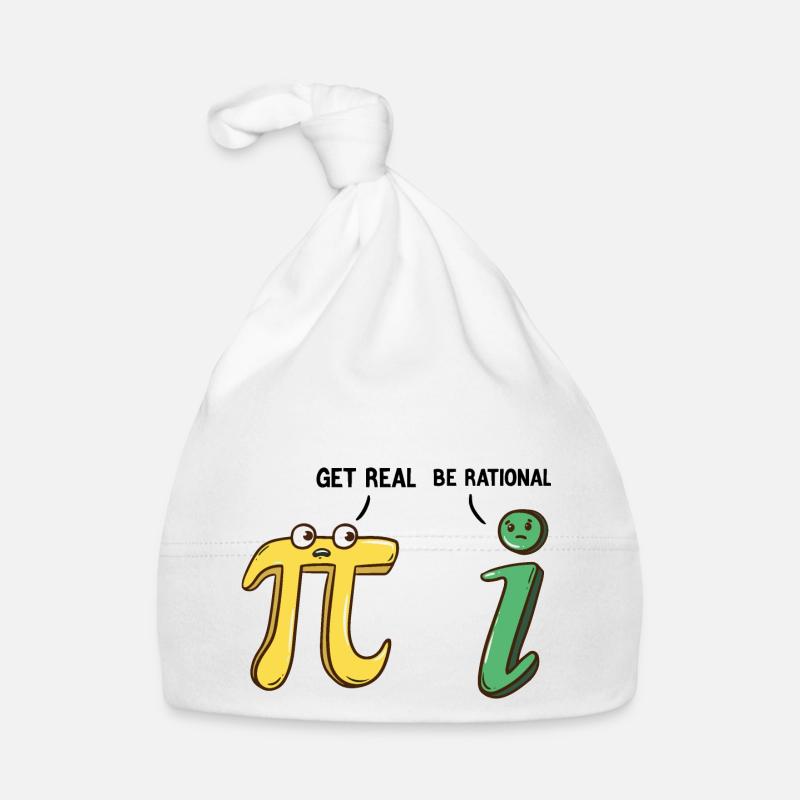 Fun Teacher Gift Get Real Be Rational Organic Baby Cap