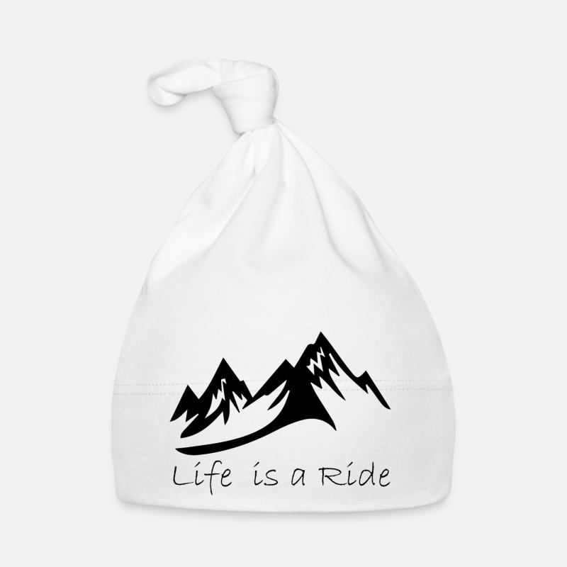 Snowboard Snowboarder Baby Bio-Mütze