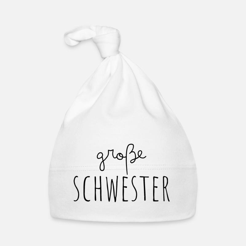 Große Schwester Baby Bio-Mütze