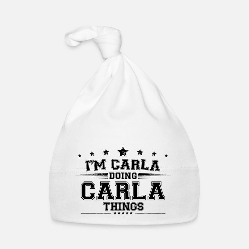 i’m Carla doing Carla things Organic Baby Cap