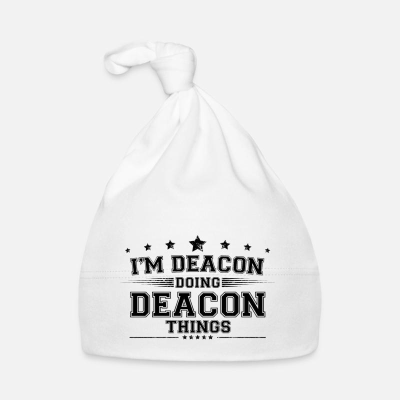 Ich bin Deacon, der Deacon-Dinge tut Baby Bio-Mütze