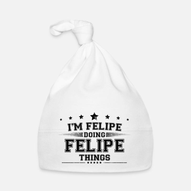 i’m Felipe doing Felipe things Organic Baby Cap