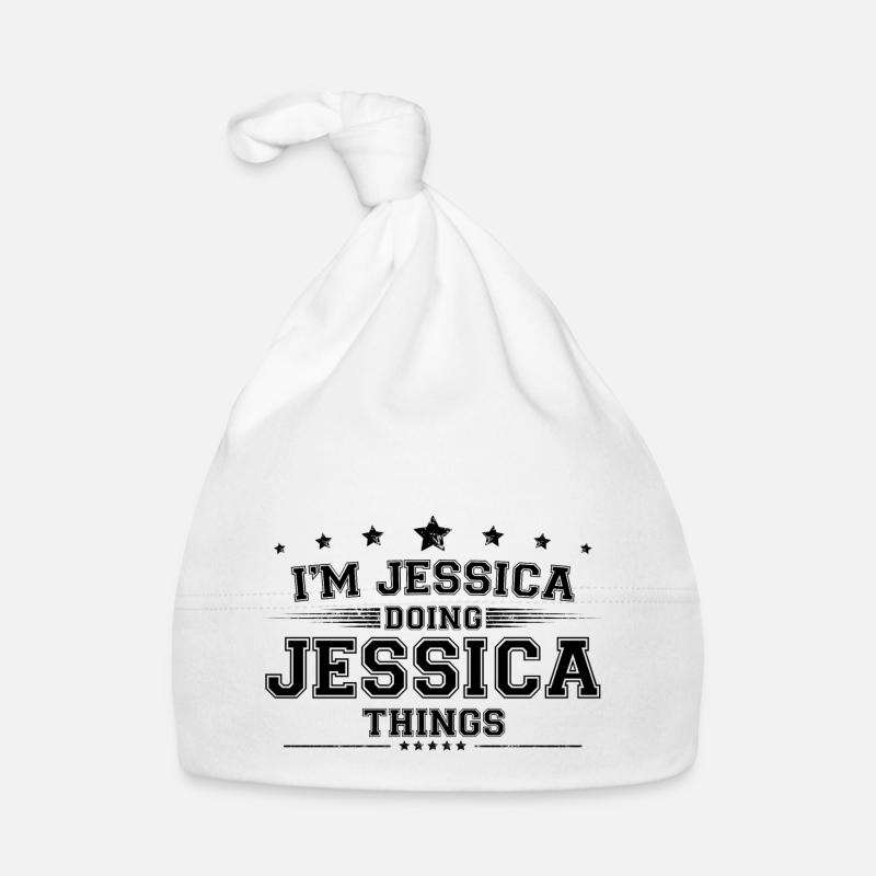 i’m Jessica doing Jessica things Organic Baby Cap