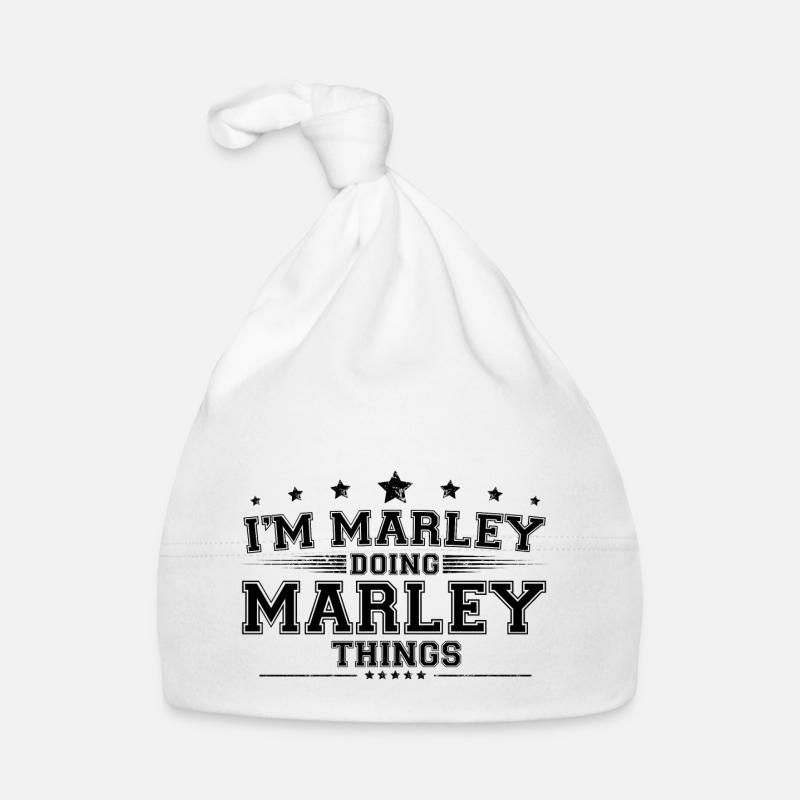i’m Marley doing Marley things Organic Baby Cap