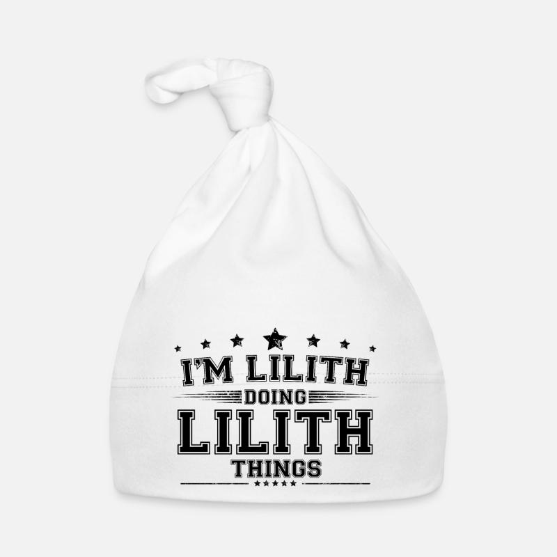 i’m Lilith doing Lilith things Organic Baby Cap