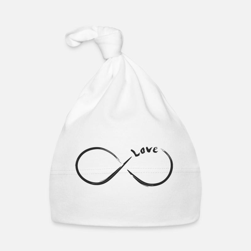 Infinity Love - Bonnet bio Bébé - blanc