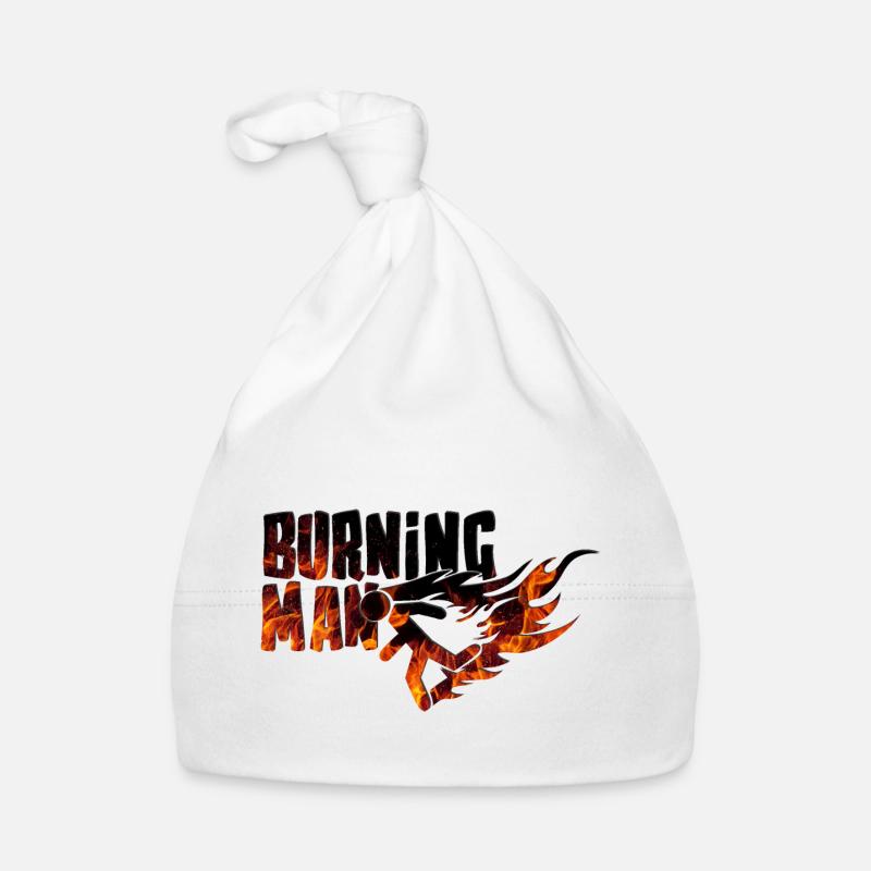 L’Homme brûlant - Bonnet bio Bébé - blanc