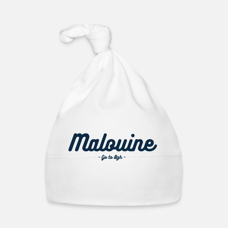 Malouine - Bonnet bio Bébé - blanc