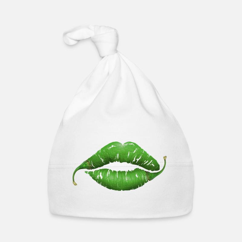 Lips Organic Baby Cap