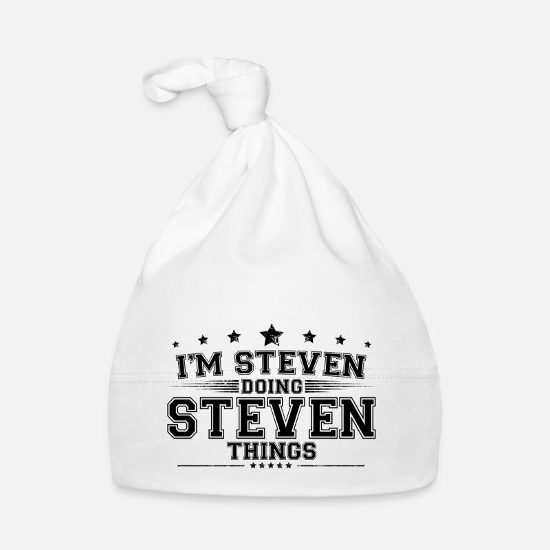 i’m Steven doing Steven things Organic Baby Cap