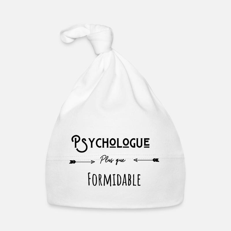 Psychologue plus que formidable cadeau humour Bonnet bio Bébé