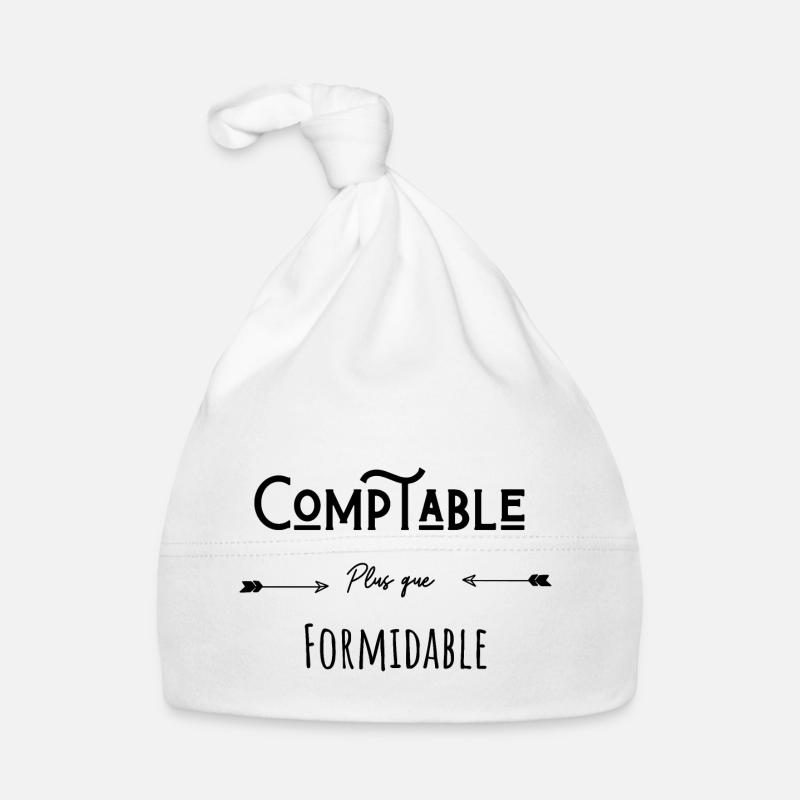 Comptable plus que formidable humour citation Bonnet bio Bébé