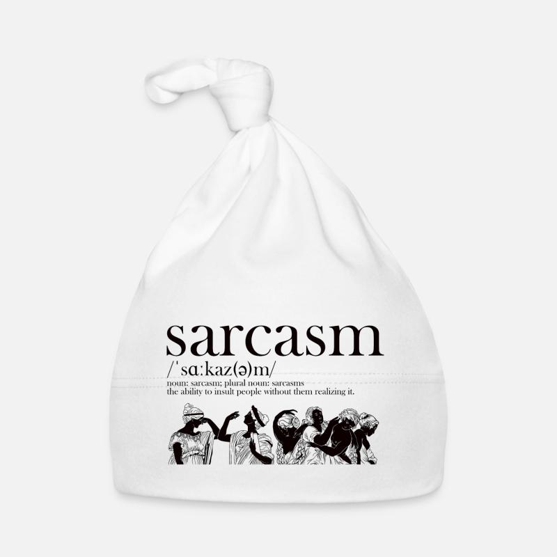 Sarcasm Definition Baby Bio-Mütze