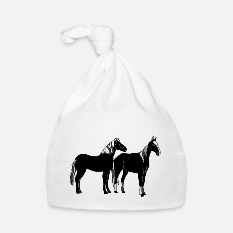 Chevaux Bonnet bio Bébé